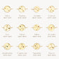 Zircon Bracelets with Twelve Zodiac Signs