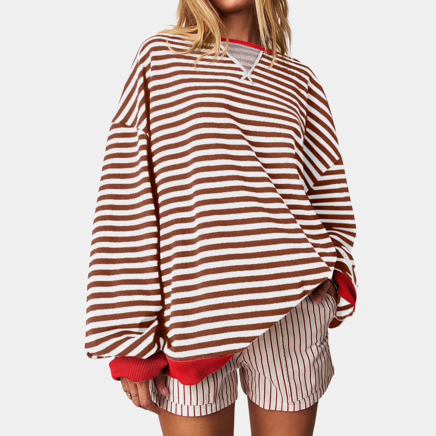 Fayes | Striped Women's Sweater for Fall/Winter