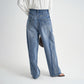 Straight Leg Jeans Blauw