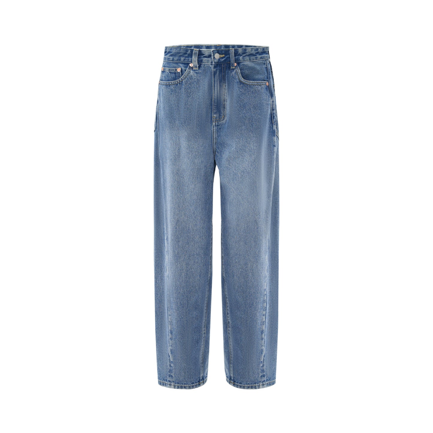 Straight Leg Jeans Blauw