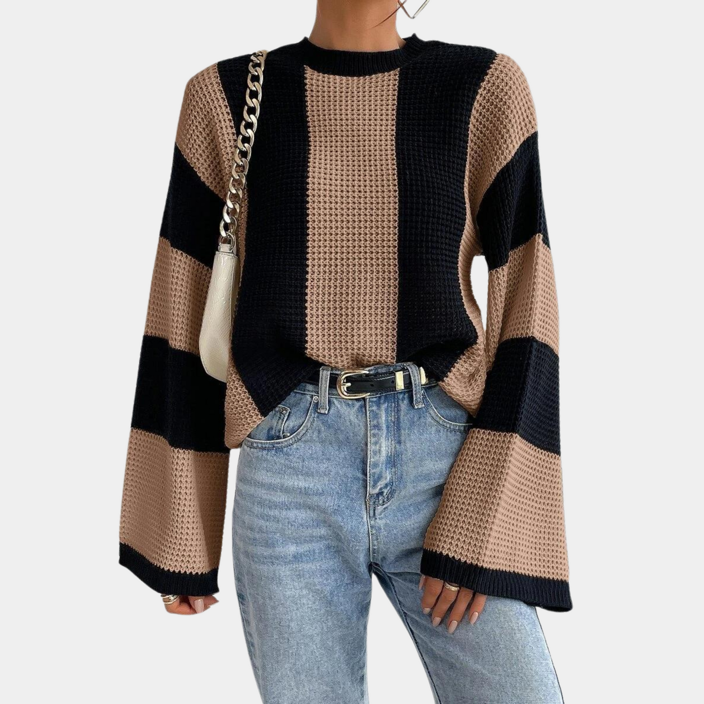 Trendy Women's Sweater with Loose Fit