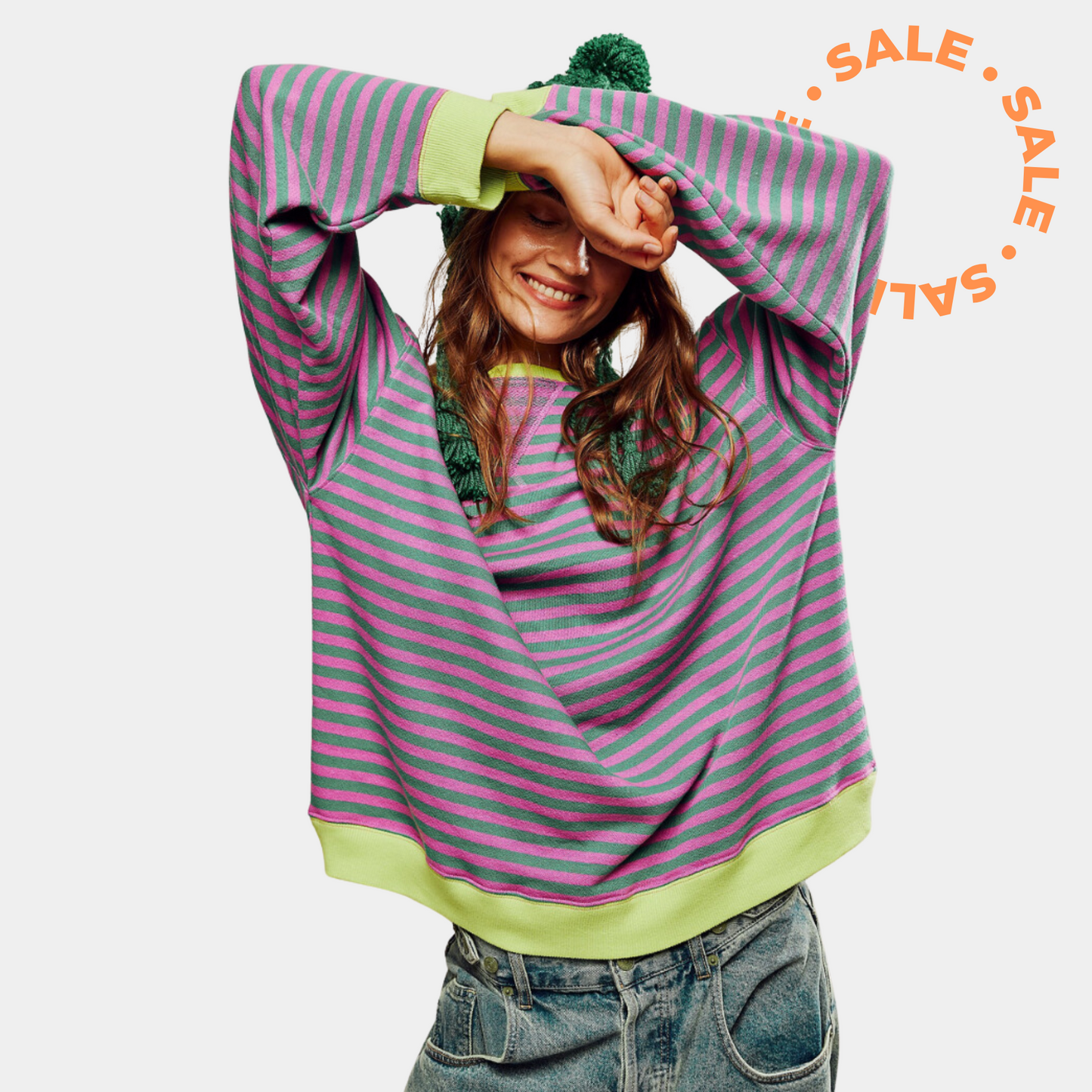 Fayes | Striped Women's Sweater for Fall/Winter